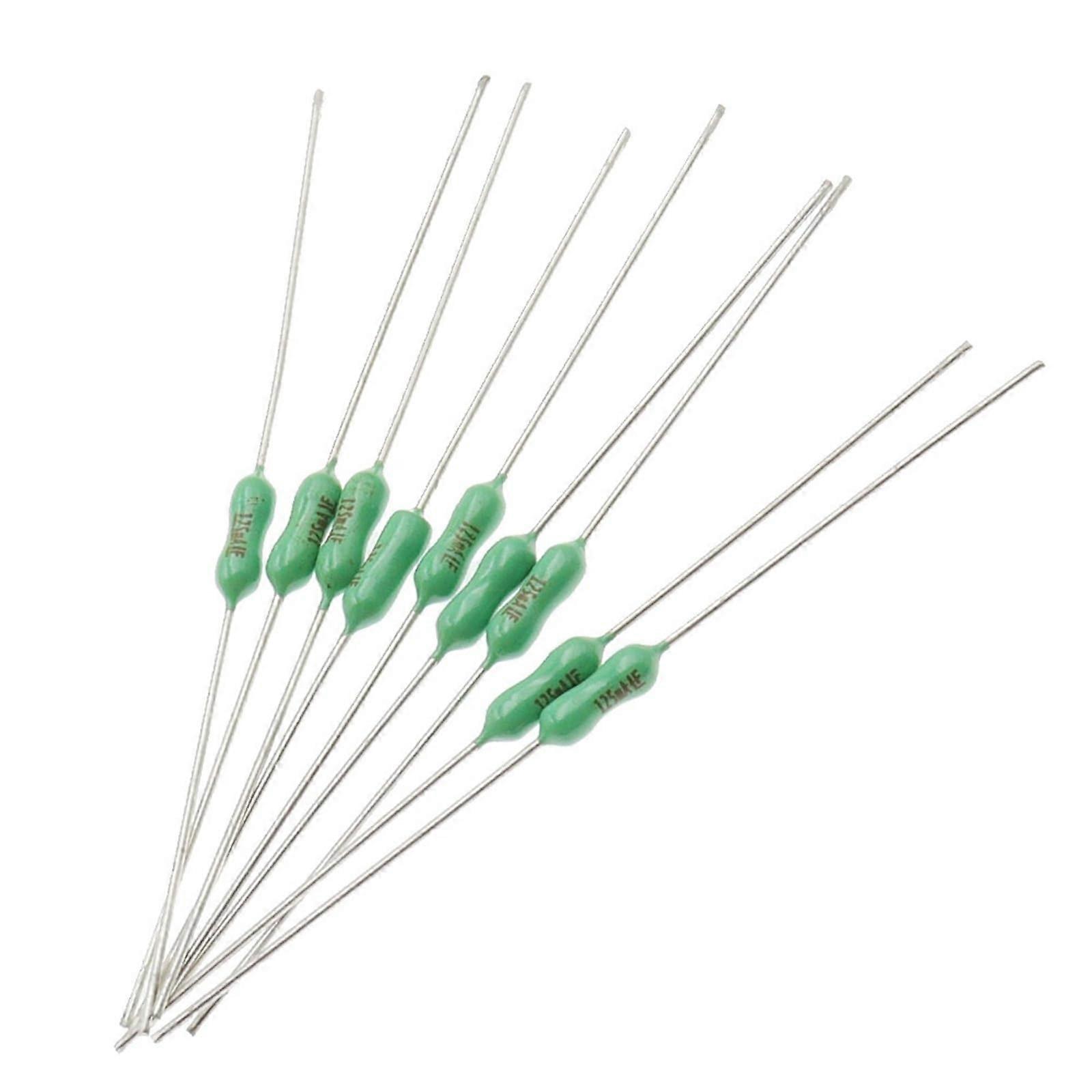 Pico Fuse 2.4 x 7 mm Axial, 125/250V, 62 mA, 5-Pack For Reliable Circuit Protection Green