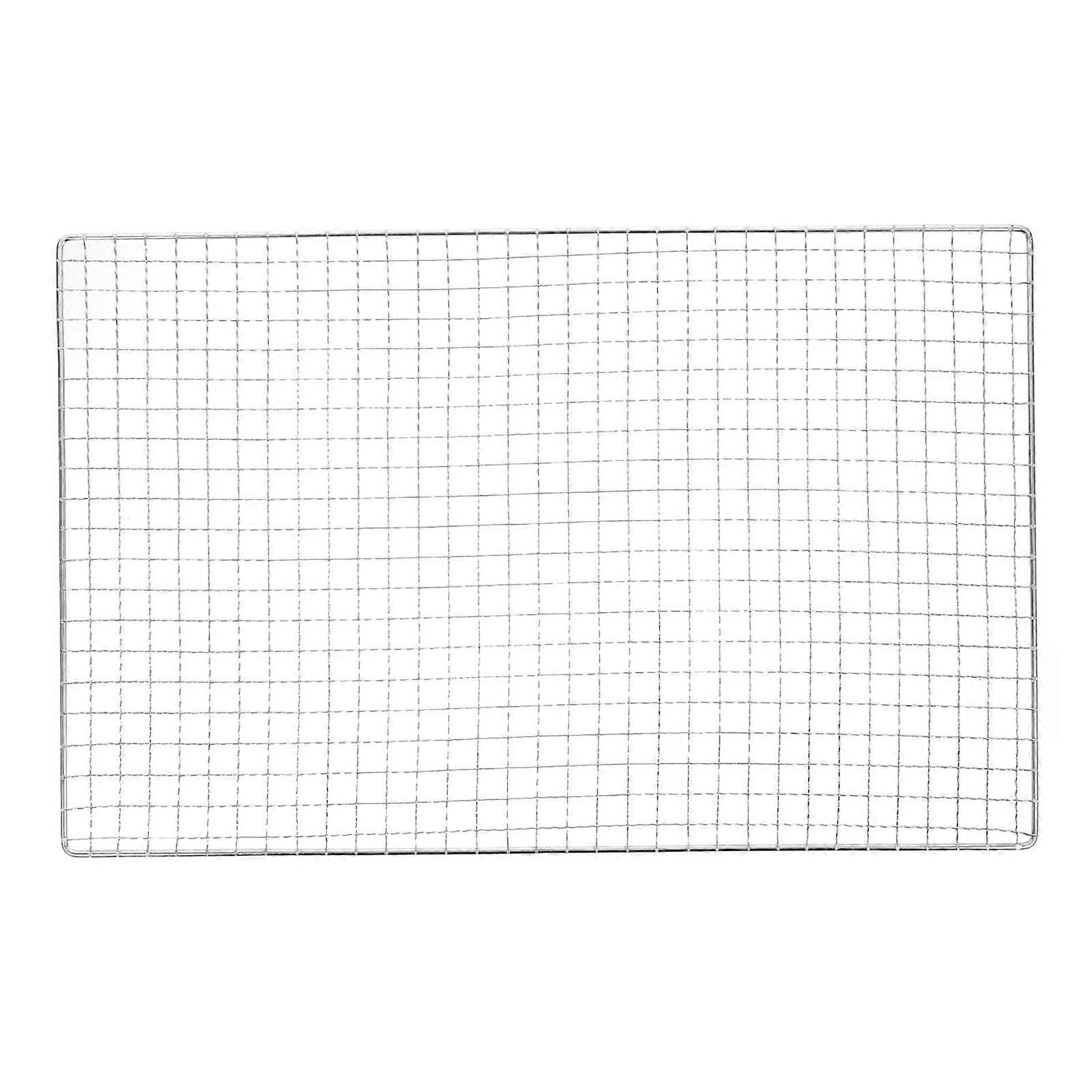 1pc rustfrit stål grill grillnet grillnet stativer praktisk gitternet