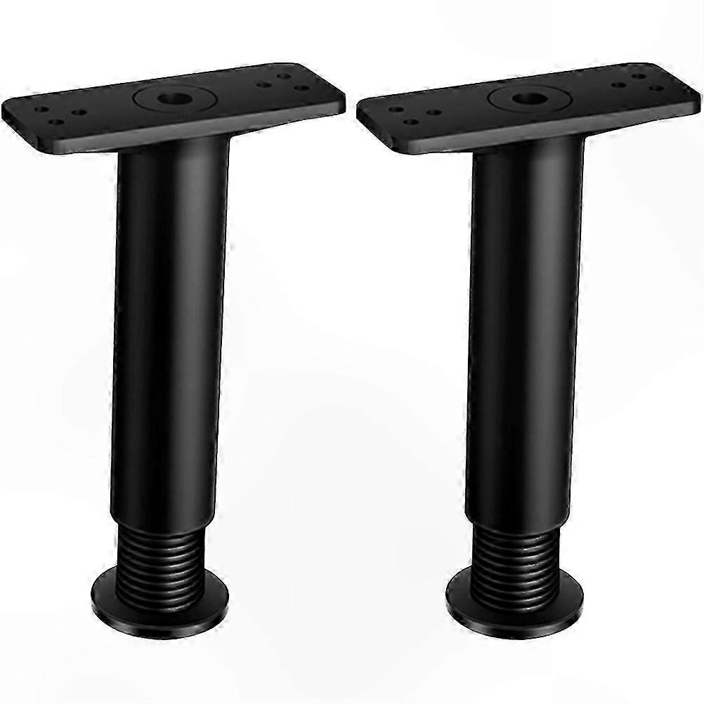 Adjustable Bed Frame Support Legs, 2 Pack, Height Range 5.89"-9.84", Center Leg for Beds