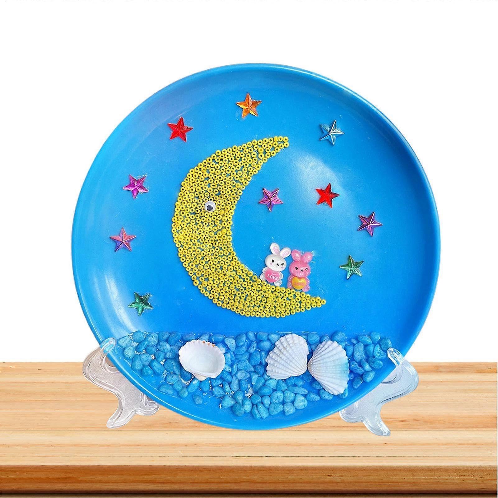 Art set for kids with ocean theme, seashell painting kits for children Creative craft set