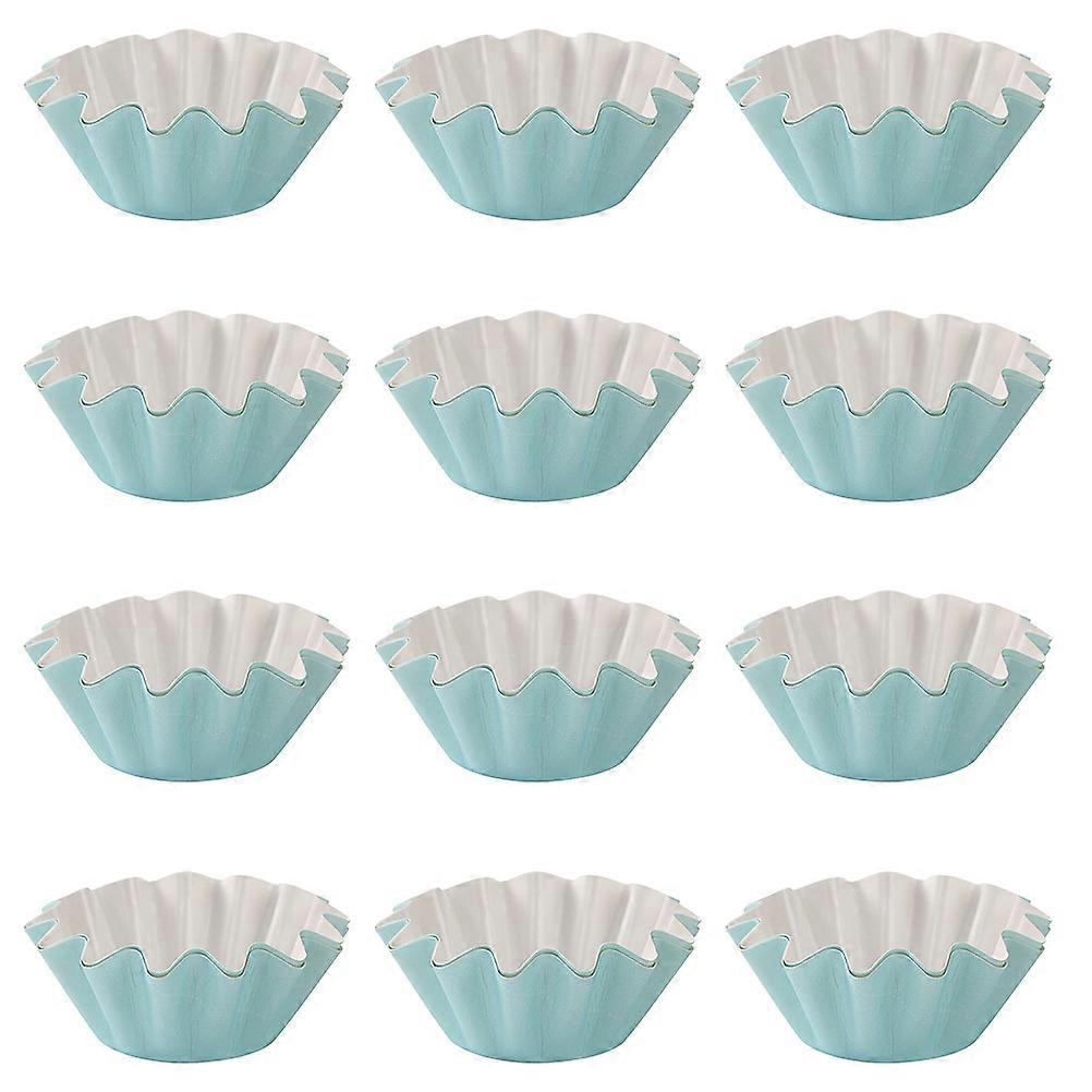 Baking Supplies Round Paper Cups for Holding Candies Truffles and Cupcakes in Simple Atmosphere 50Pcs
