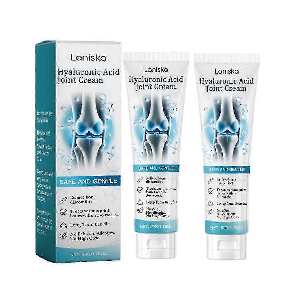 1-3X Hyaluronic Acid Joint Cream, Hyaluronic Acid Joint Massage Cream, Advanced Joint and Bone Massage Care Gel for Back, Neck, Hands, Knees