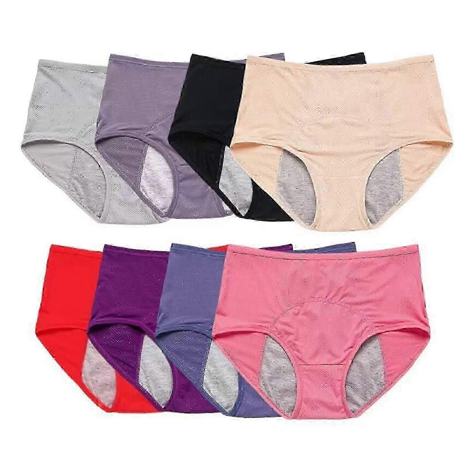 8Pcs Women's Leakproof Incontinence Protective Underwear