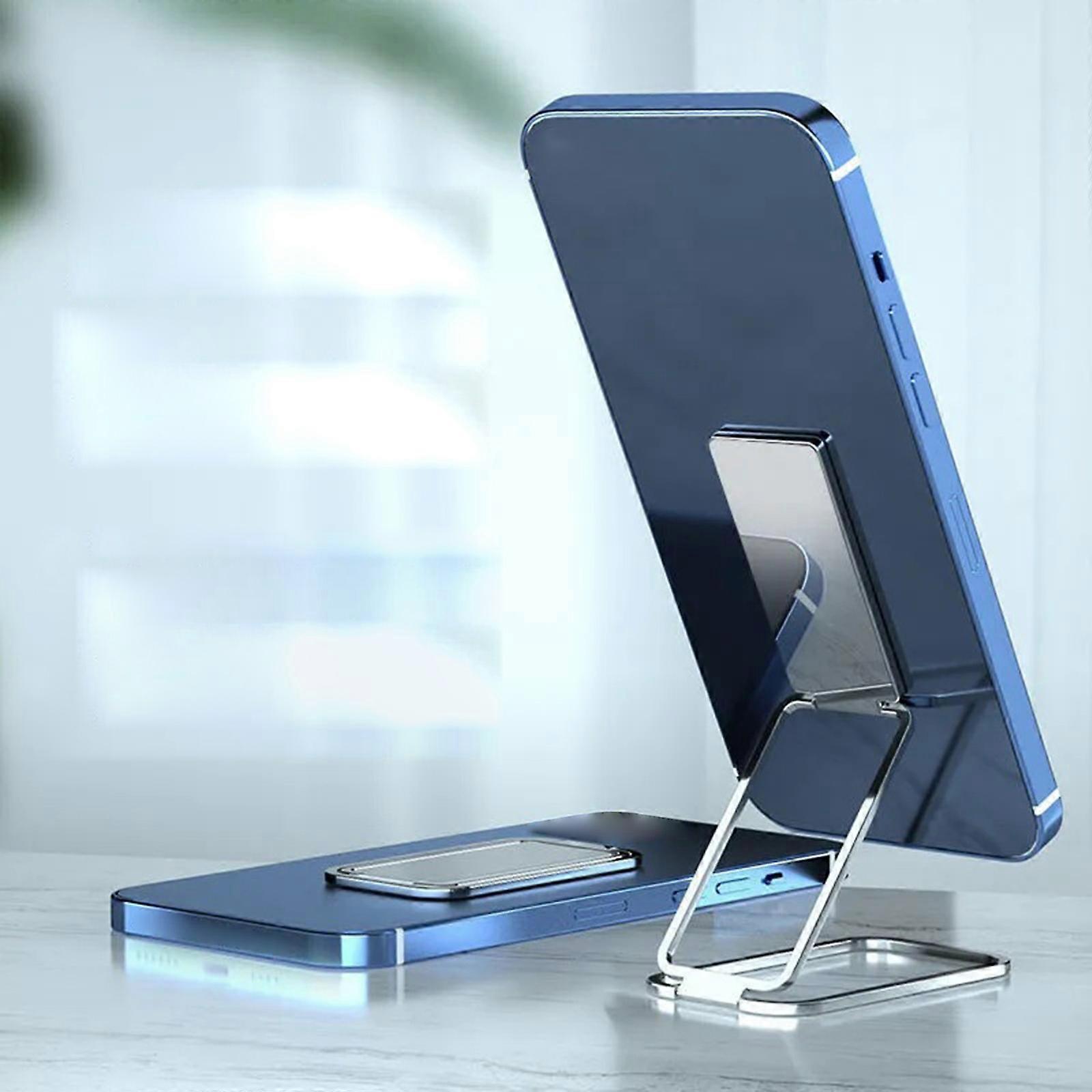 Foldable Mobile Phone Holder 360-Degree Rotatable Phone Bracket Zinc Alloy Phone Live Broadcast Desk Stand