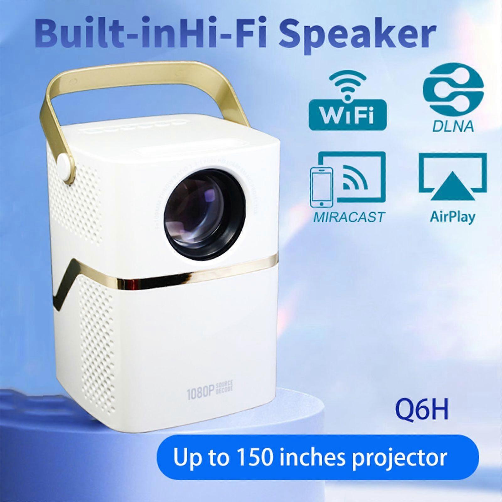720P Projector Portable Movie Projector Compatible with Smartphone, TV Stick ,DVD Player