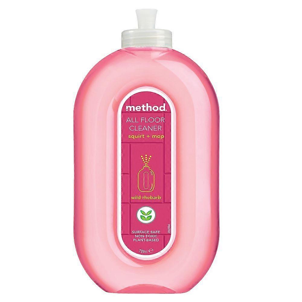 Method Rhubarb Floor Cleaner 739ml - 4 Pack