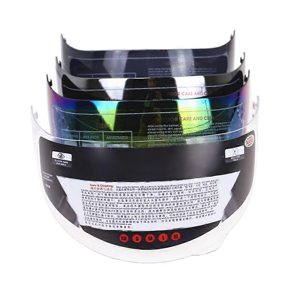 Anti-scratch Full Face Shield UV Motorcycle Helmet Visor 21x20cm