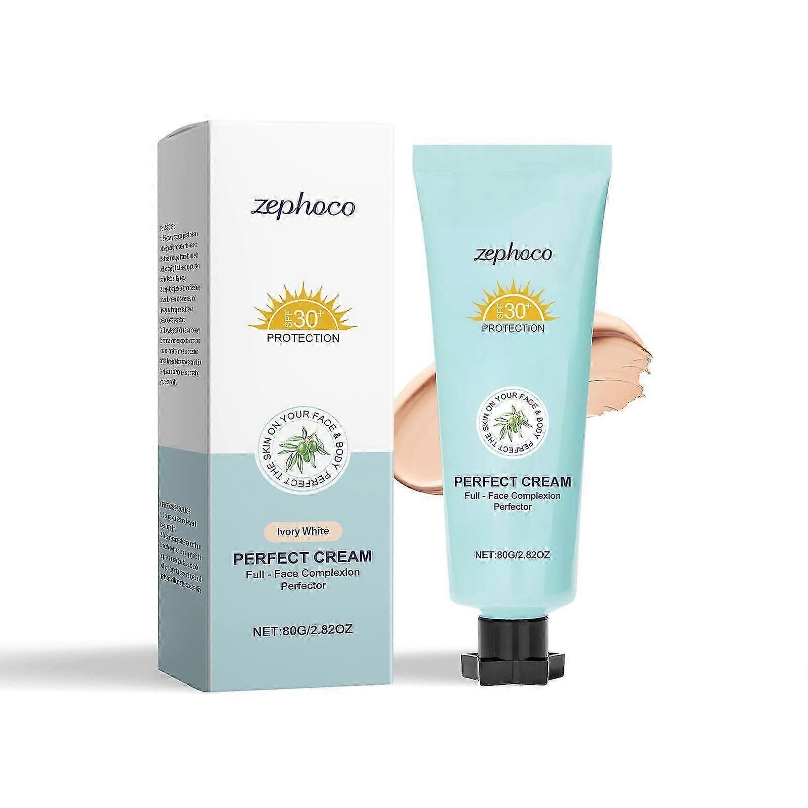 Zephoco Ivory White Moisturizing liquid foundation Mild, Moisturizing, Light, Matte, Clear and Protective liquid foundation