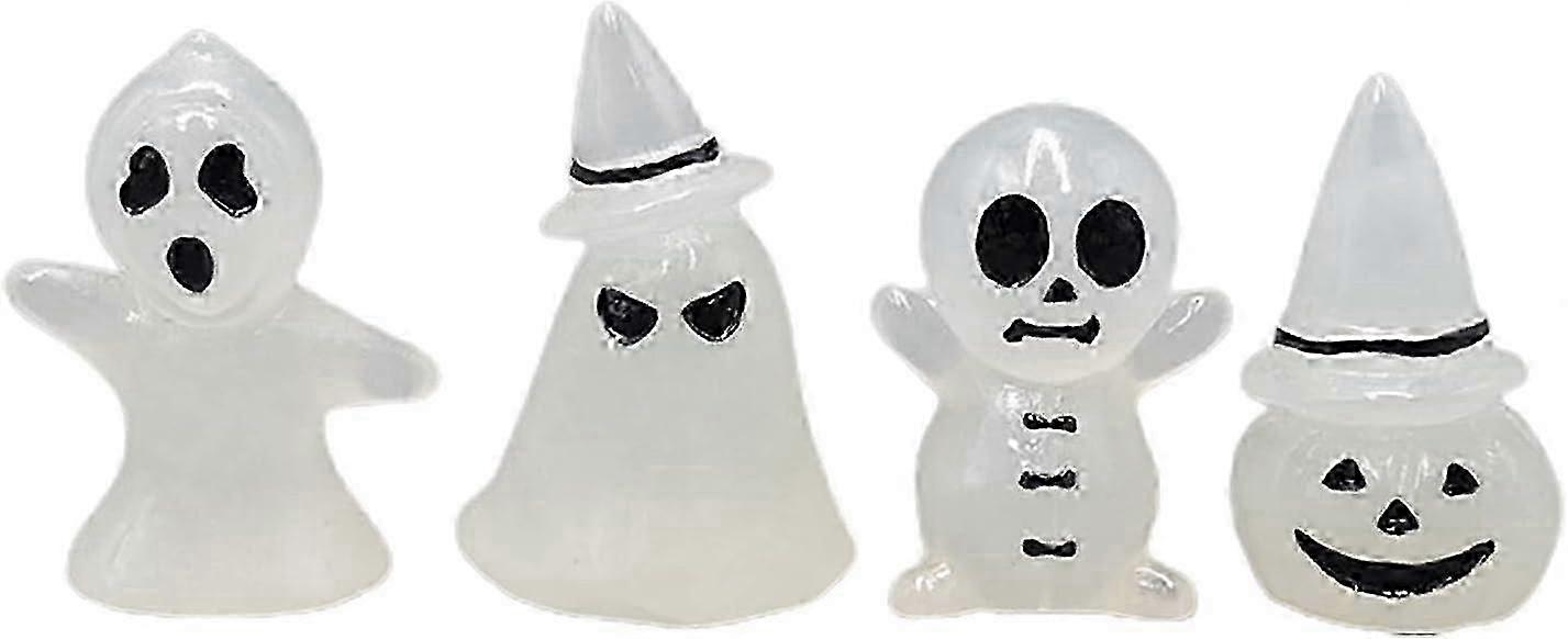 Miniature Festival Decorative Ghost Pumpkin Figurine Toy Set