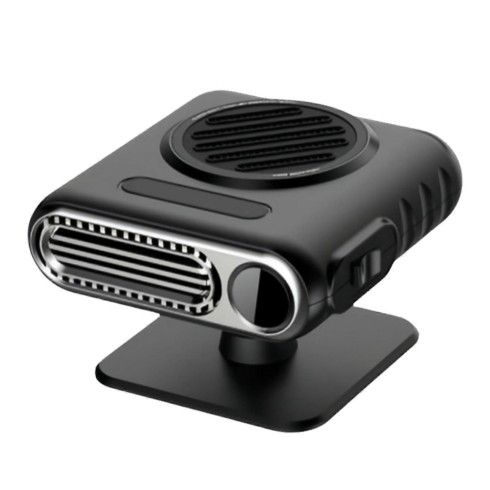 12V 24V Vehicle Heater For Winter Defrosting Windshield Fast Heating Small ABS Heater Fan Universal Vehicle Use Multicolor