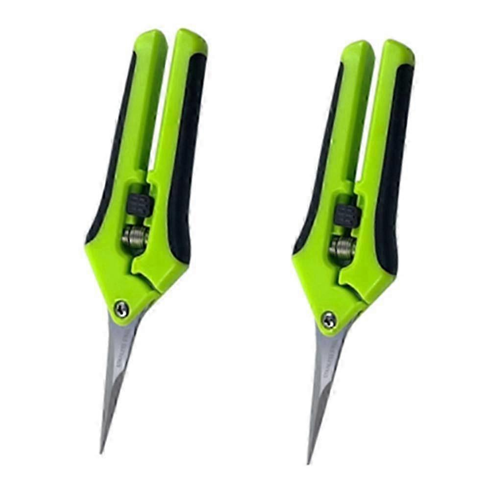 2 Pack Gardening Scissors Stainless Steel Professional Manual Flowe...