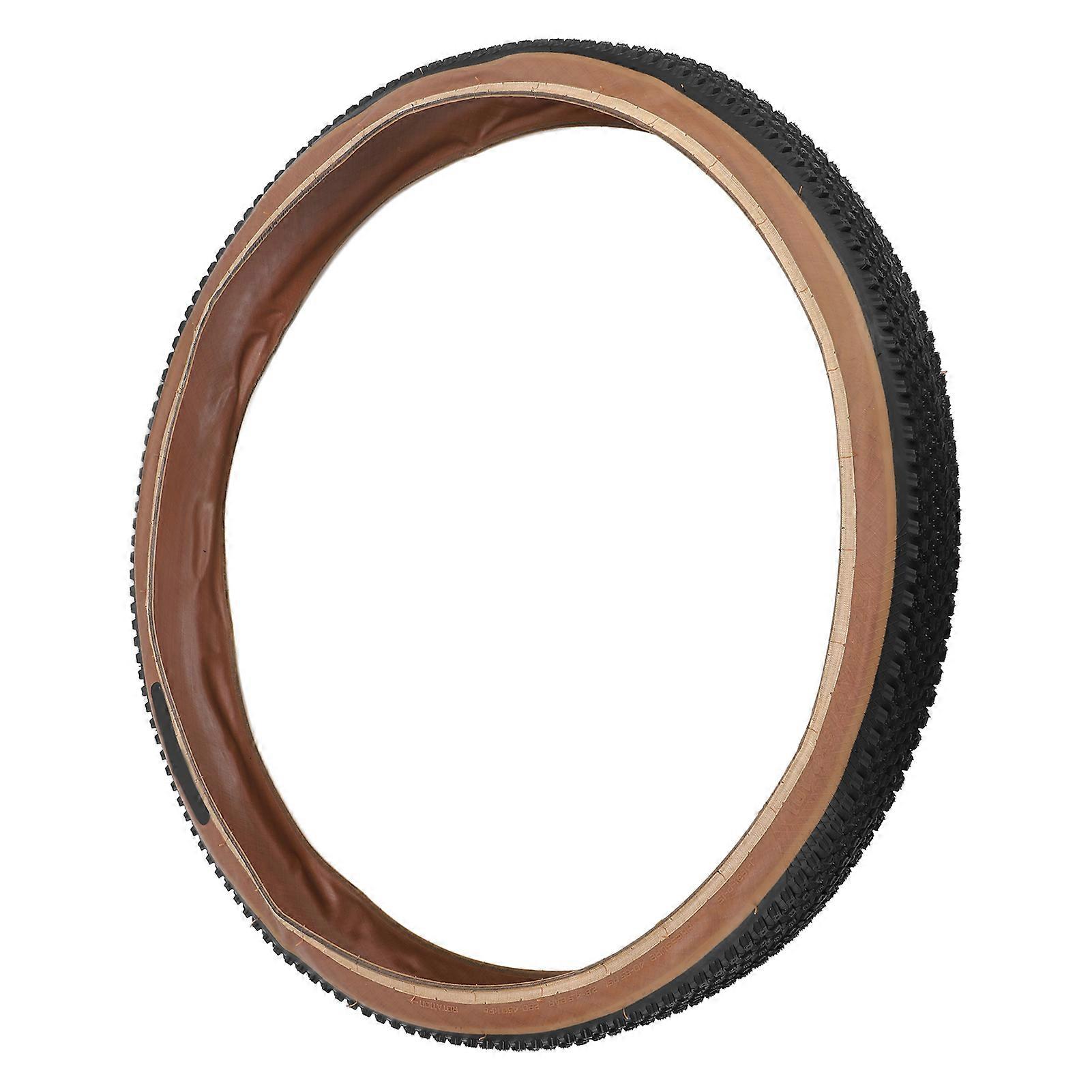 27.5x2.1 Vélo pliable Pneu extérieur Caoutchouc VTT Route Noir Jaune