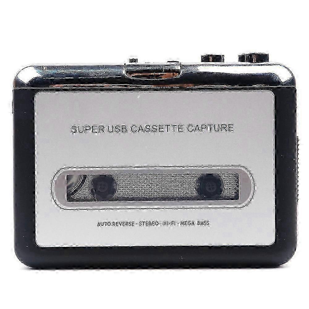 Bärbar kassettspelare med vintagedesign