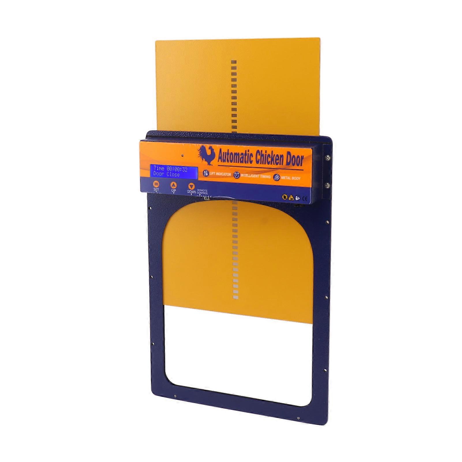 Automatic Chicken Coop Door 35x24.3cm Blue IP45 Waterproof