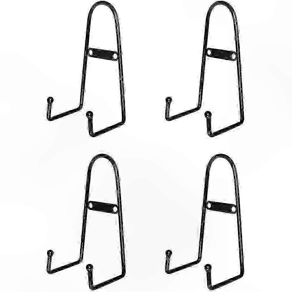 4-Pack Medium Wall Mount Plate Display Stand for Vertical Plates & Wine Racks