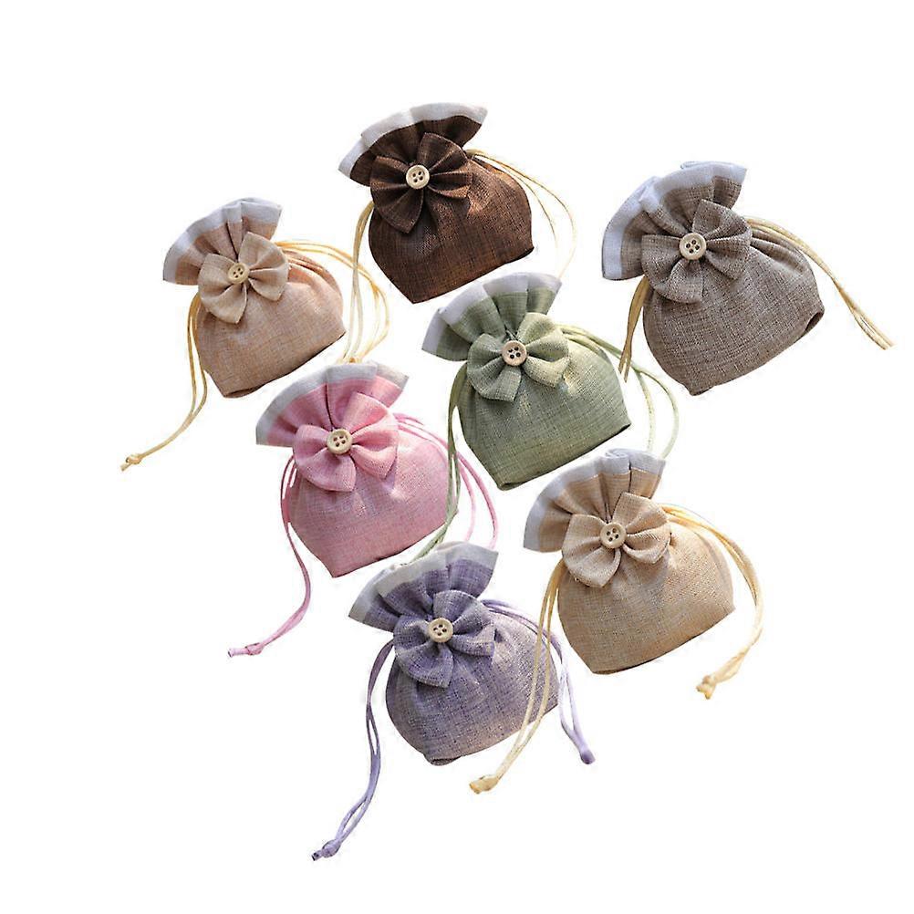 Decorative Drawstring Sachets For Holding Dried Flowers And Tea Perfect For Gifting To Loved Ones 7Pcs