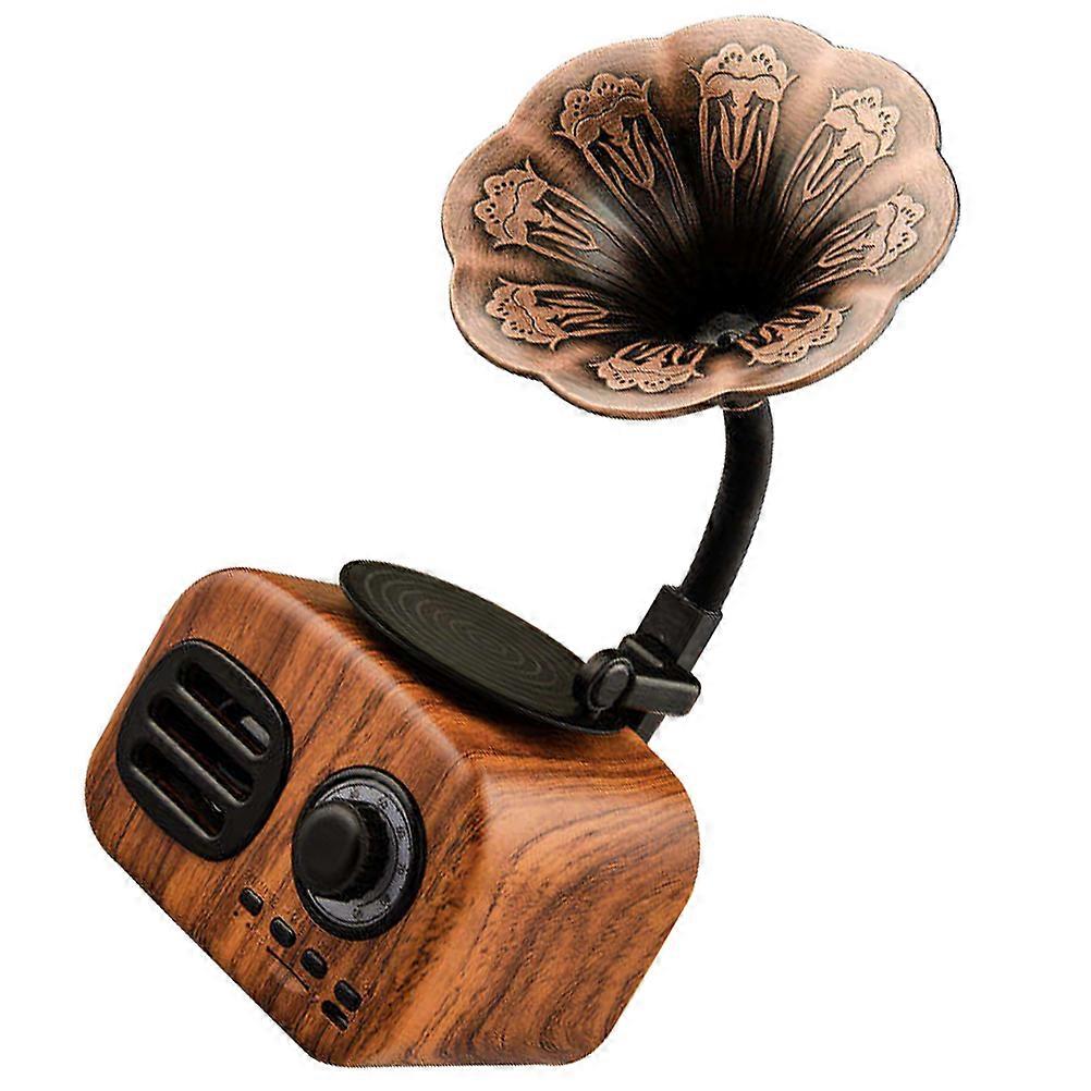 Gramophone Shape Vintage Wireless Speaker For Music Lovers With Full Range Sound Capability And 4.1 Technology 1Pack