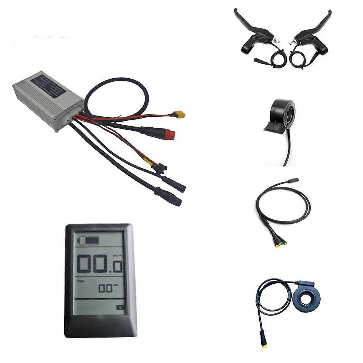L201 Screen G062 Controller Set for G062 Controller H550 Hub Motor 30A 1000W 48V Bicycle Modification Accessories