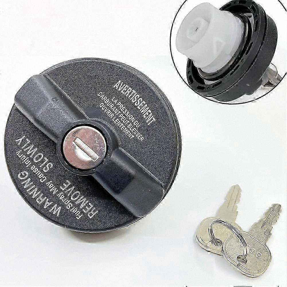 Universal Locking Fuel Cap for Jeep  Cherokee  Ram Vehicles, Secure Gas Cap Replacement with Key