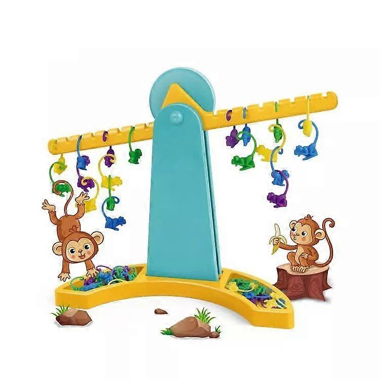 Monkey balance scale children's toy parent-child interactive balance table game