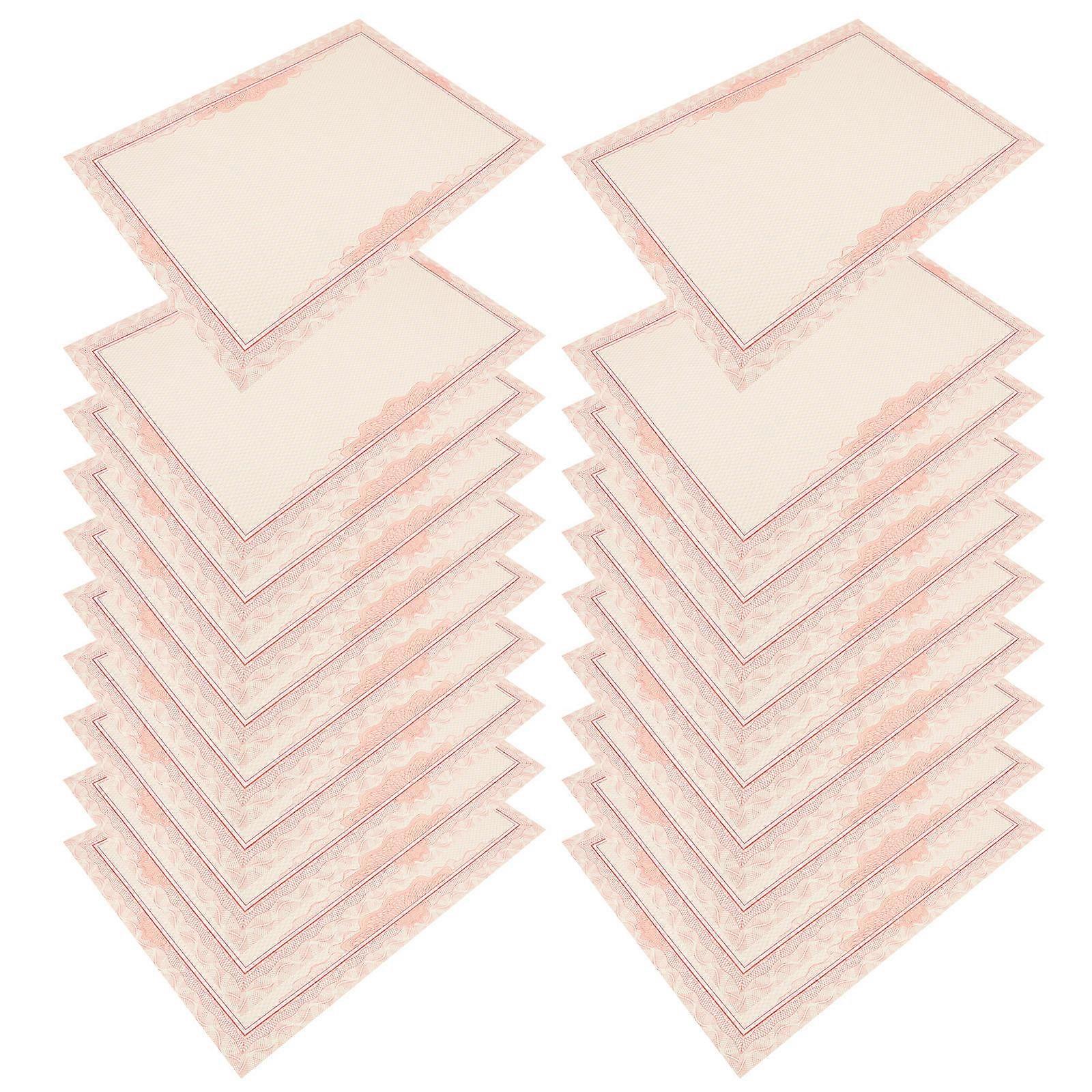 Letter Size Writing Paper Diploma Paper for Printing Use 50Pcs