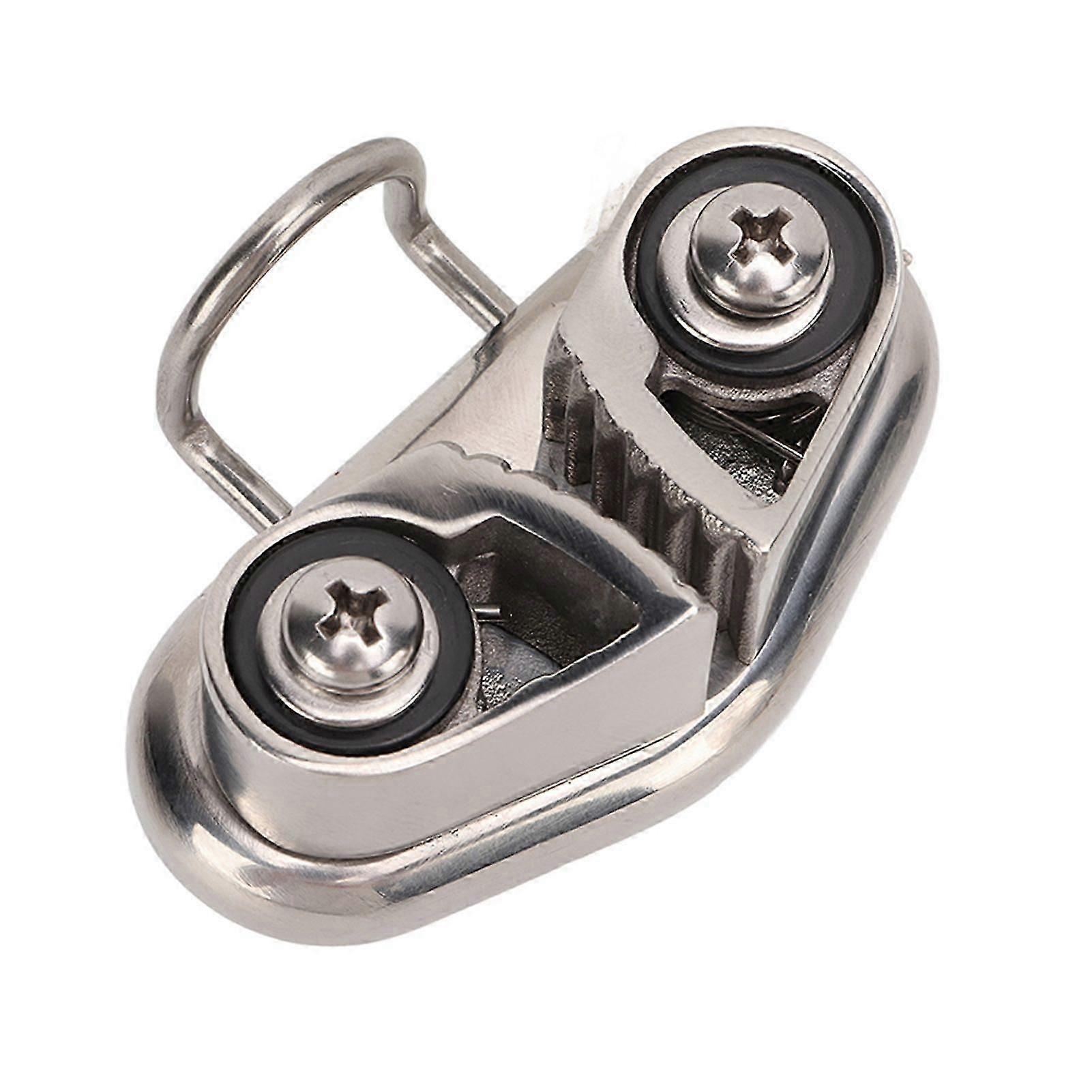 Έκκεντρο από ανοξείδωτο ατσάλι Sailboat Cleat με σύρμα Leading Ring