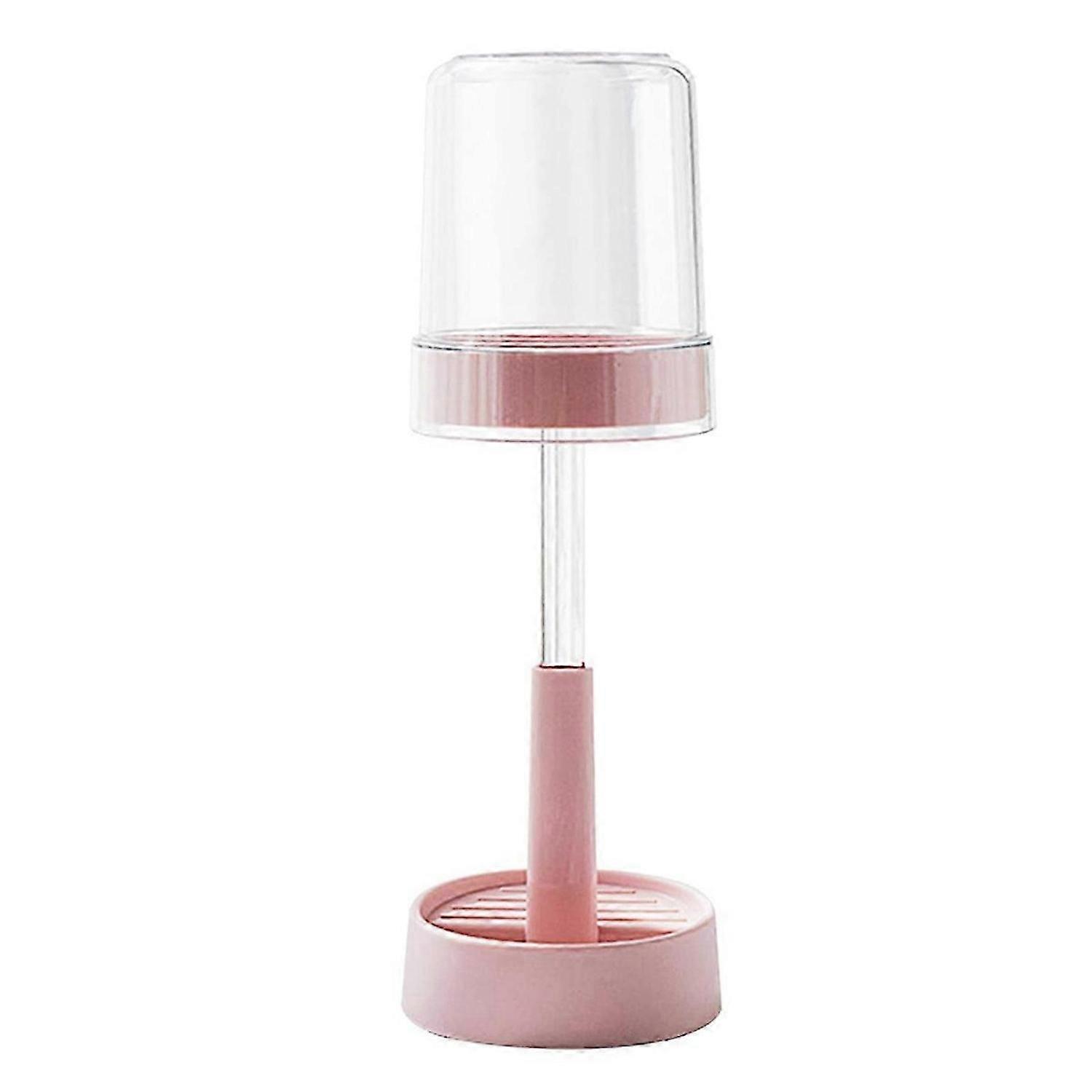 Toothbrush Holder with Tooth Brush Cup(Pink)