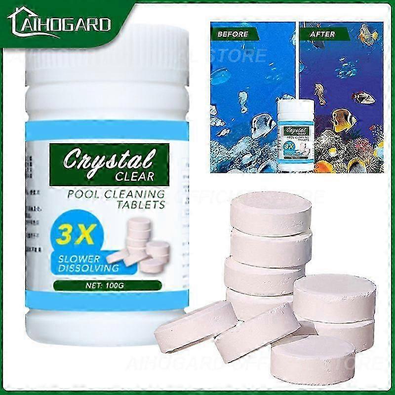 Long-Lasting Chlorine Tablets for Pool and Hot Tub Cleaning, 200-Pack Safe for UK Use