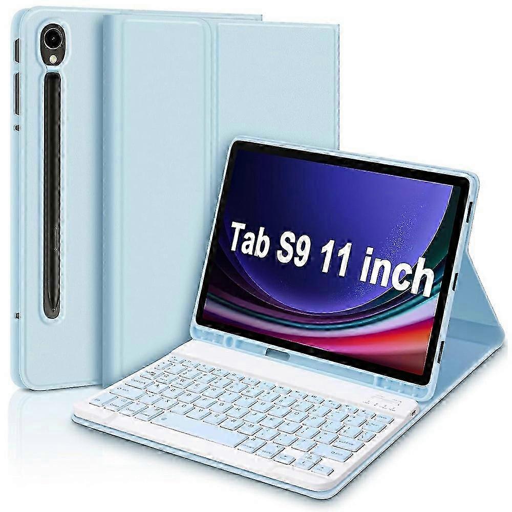 SK-X510 For Samsung Galaxy Tab S10 FE S9 FE SM-X510 X516 X518 Bluetooth-Compatible Keyboard Tablet C