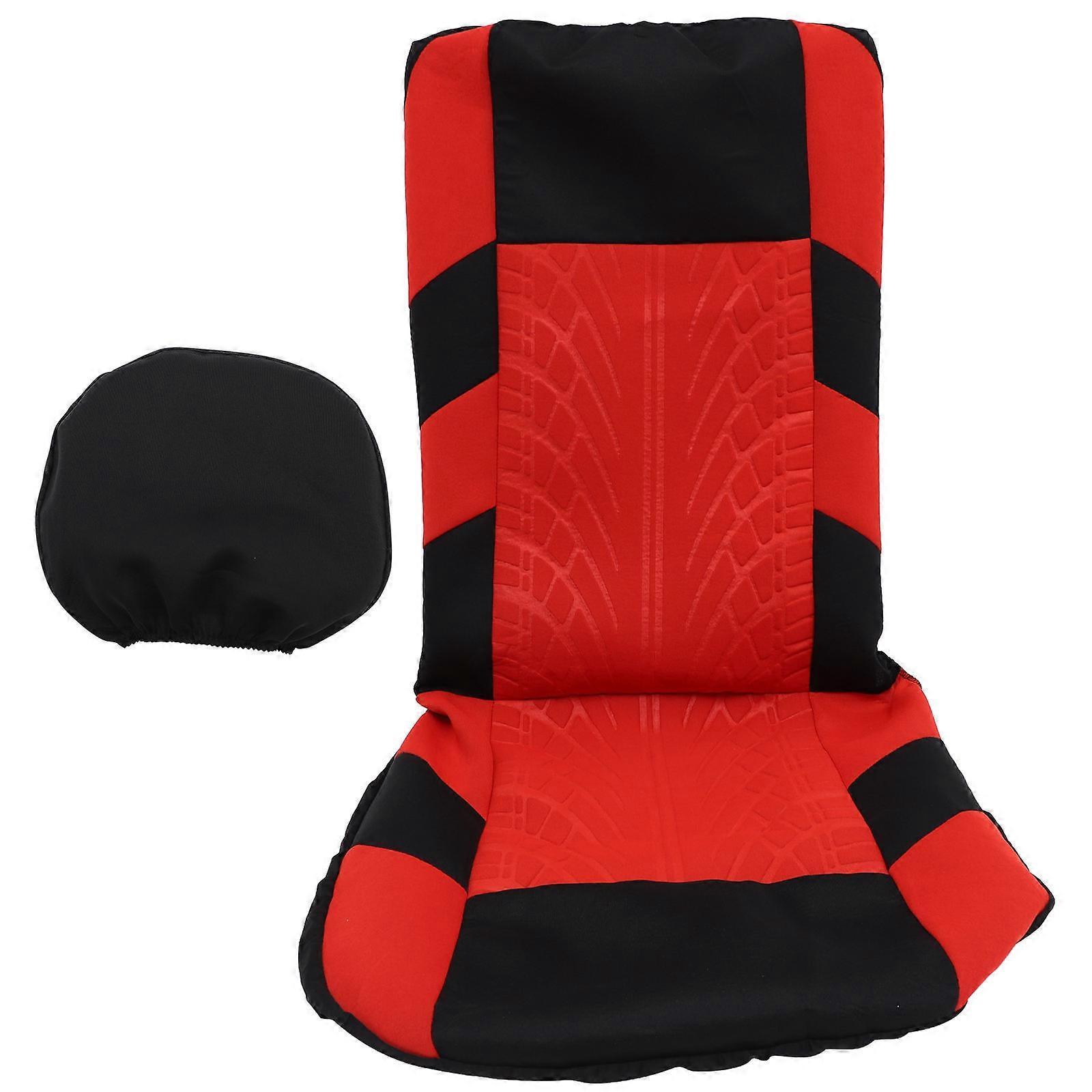 Car Seat Cover Front for Protection Use 1Set Automotive Red Seat Cover