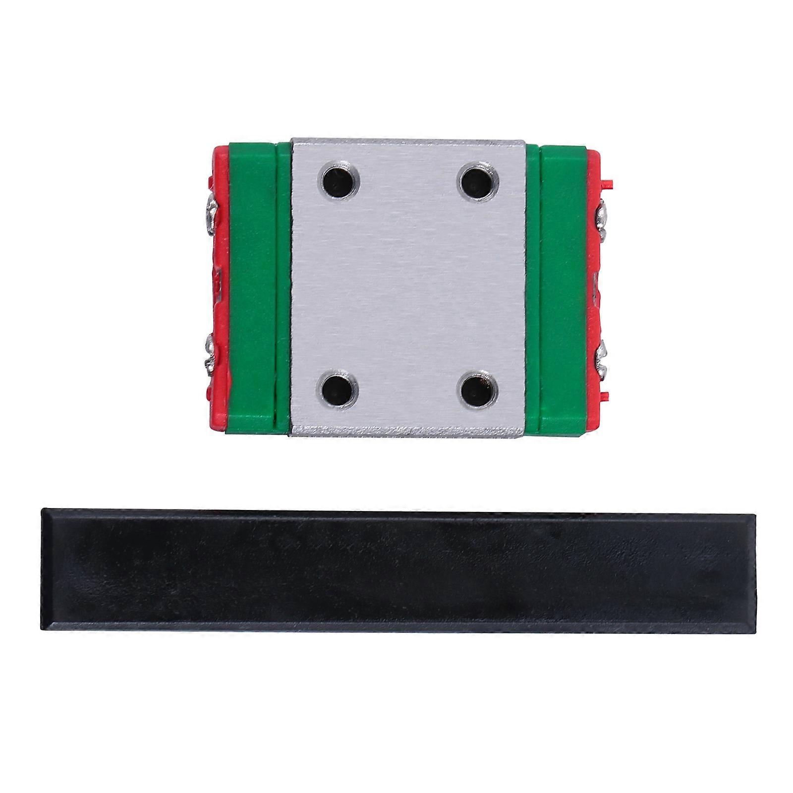 Miniature Linear Guide Rail Block Alloy Steel for Printed Circuit Boards Precision Measurement Machine Assorted Color with Linear Motion 1Pcs