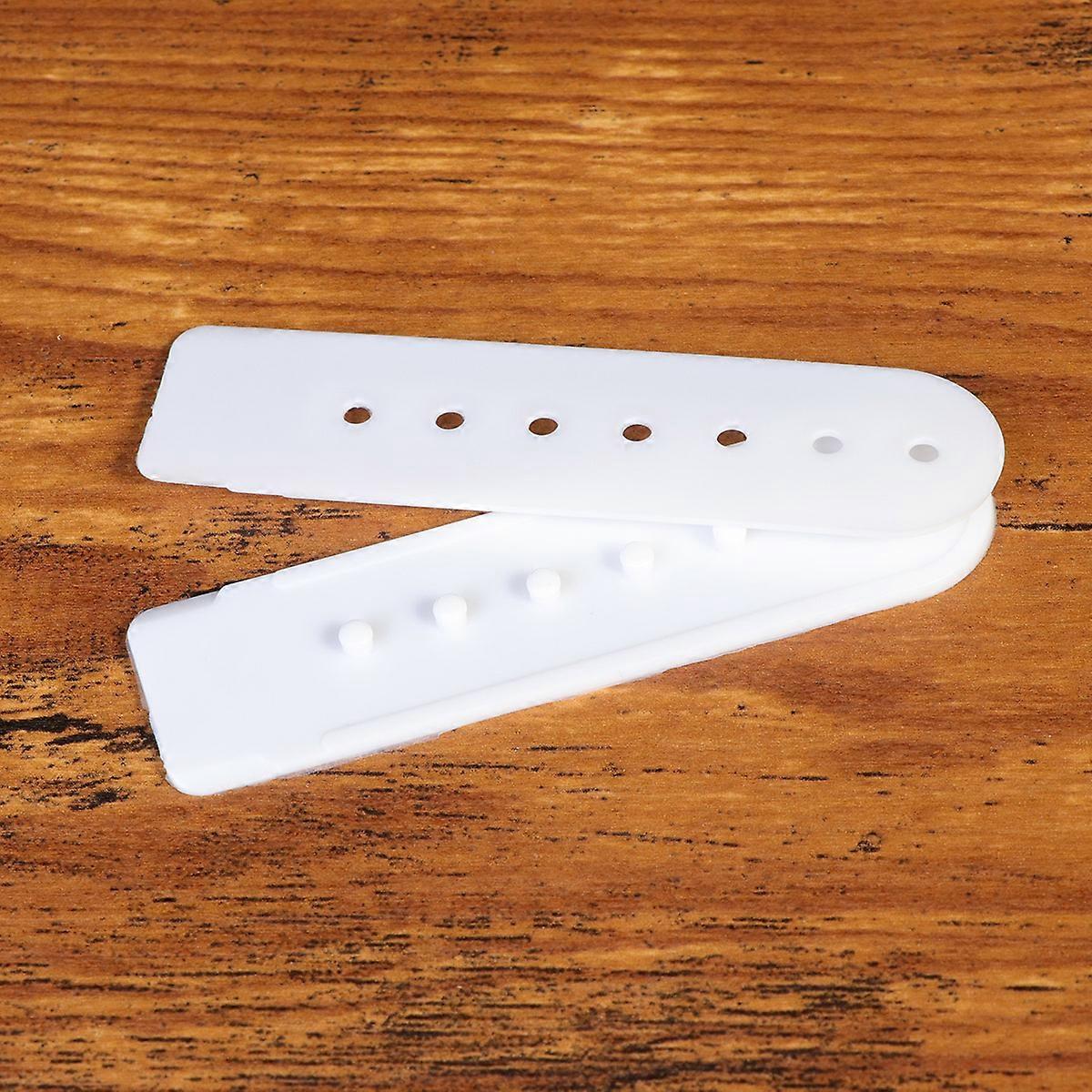 Plastic Hat Guards Buckles for Cap Adjustable DIY Fasteners 50Pcs White