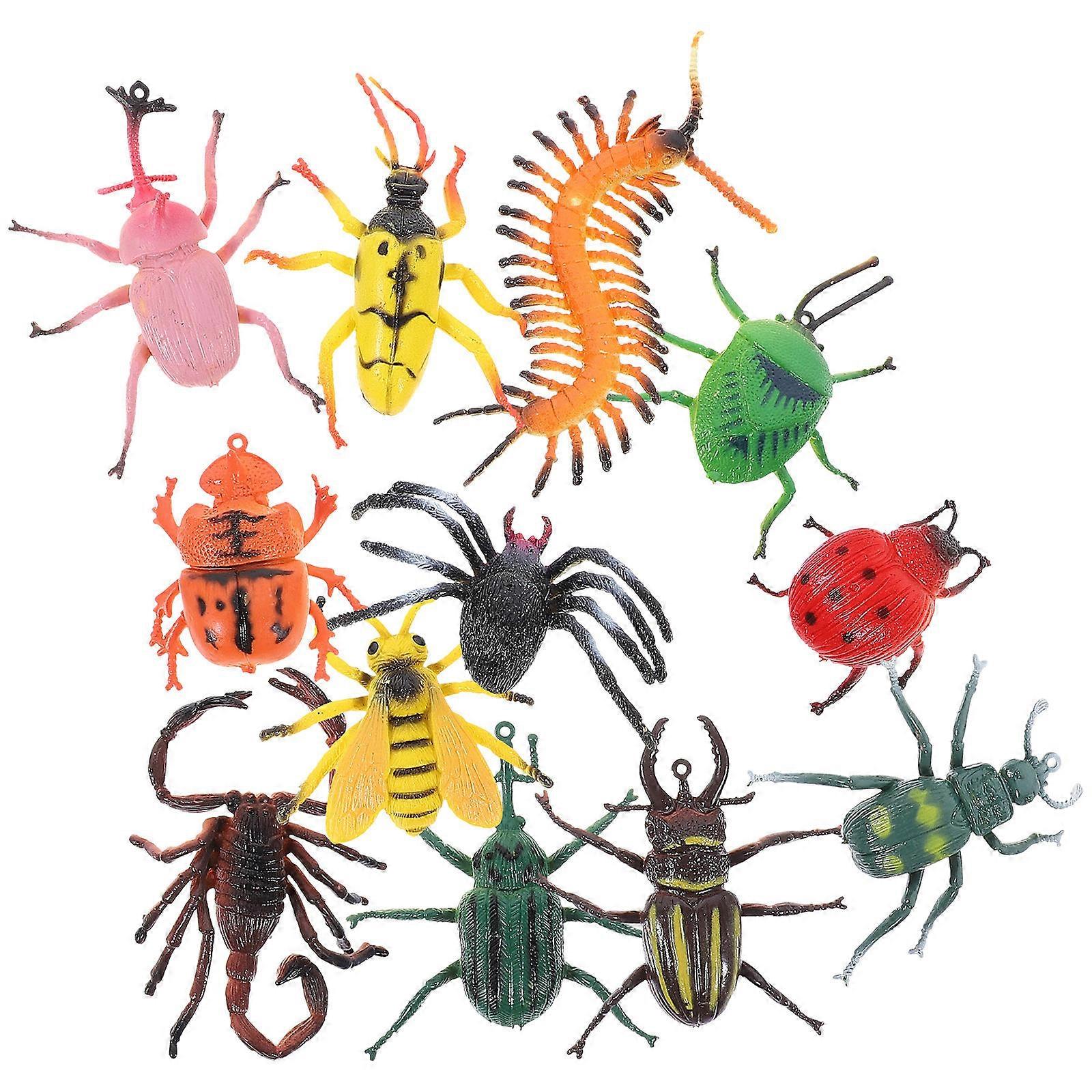 Educational Insect Figurines Insect Toy for Home 3Sets Assorted Color
