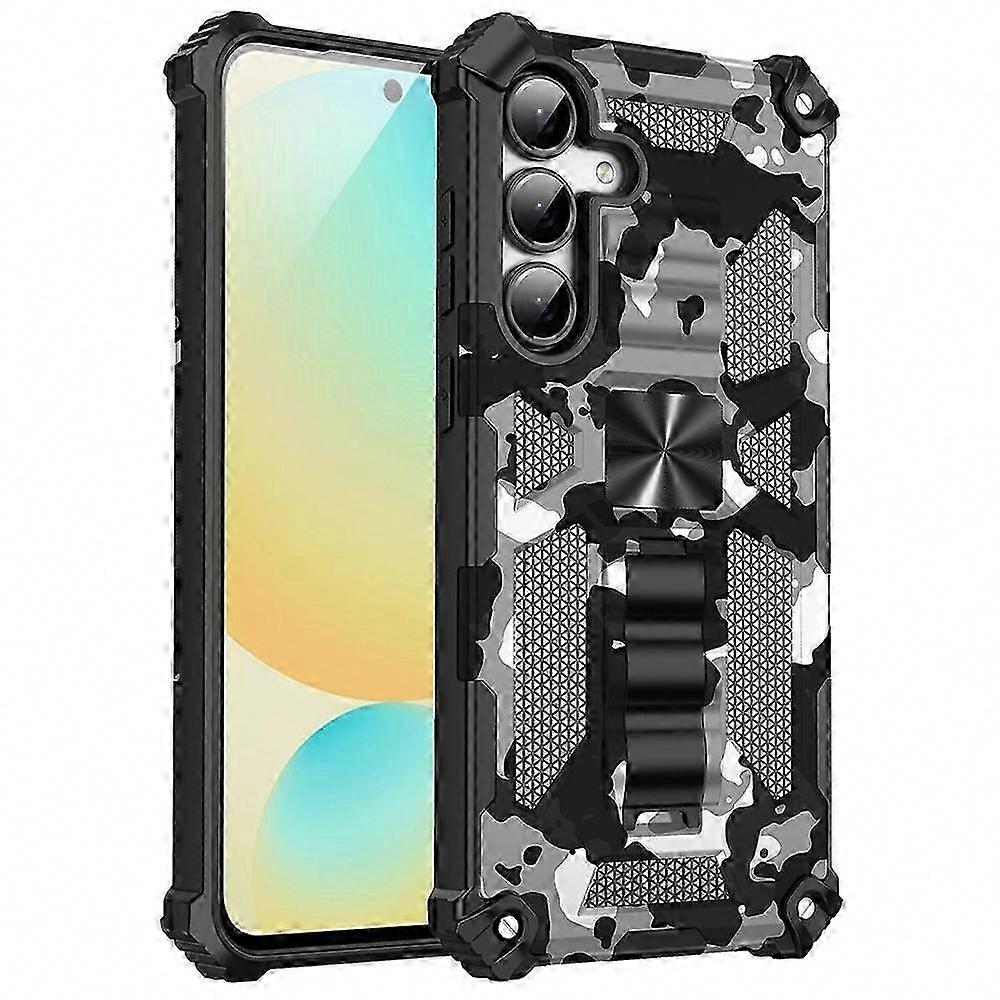Galaxy A17 5G / A26 5G Case with Kickstand, Military Grade Camouflage PC + TPU Phone Cover