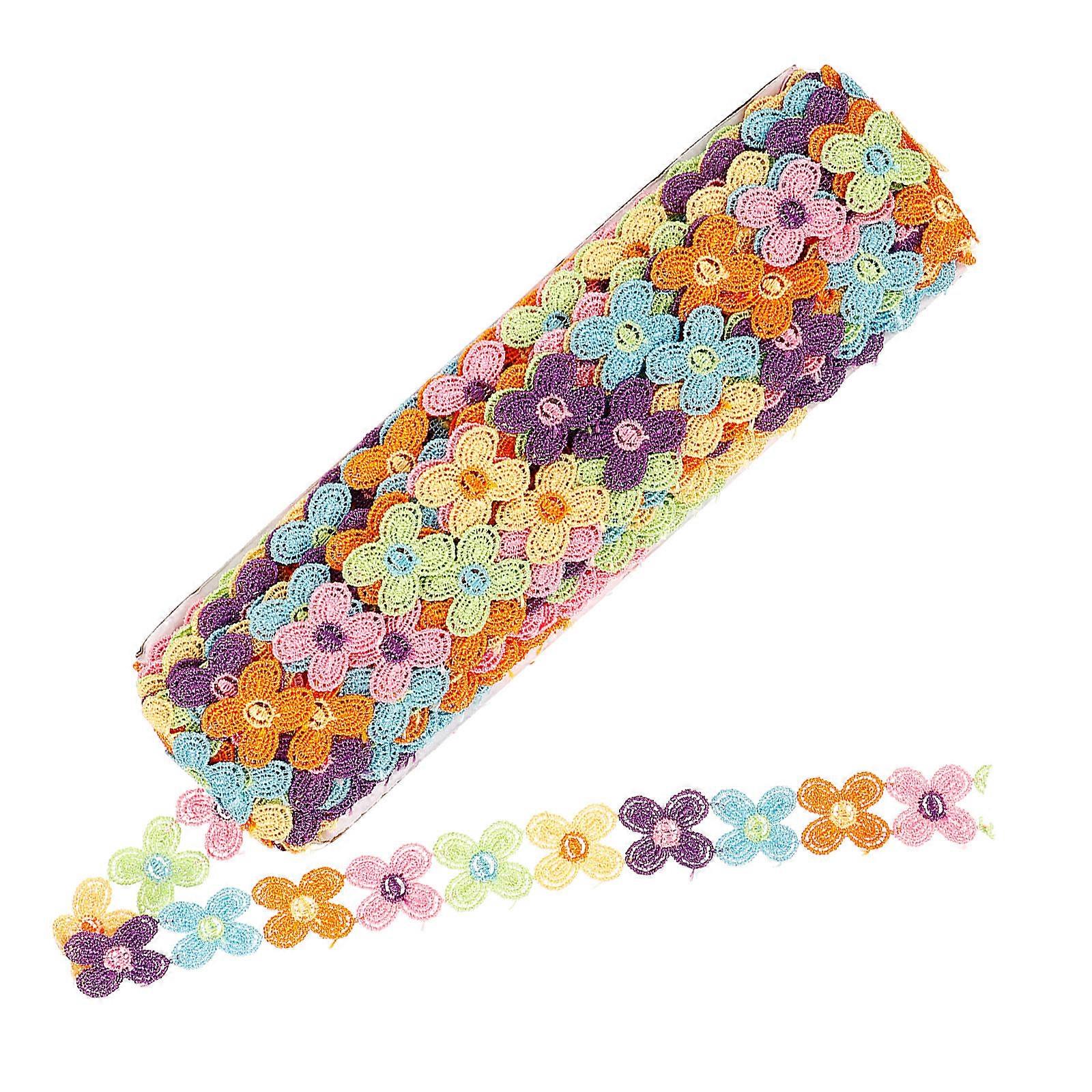 Clothing Lace Ribbon for Craft Making with Multi-Color Decorative Lace Ribbon
