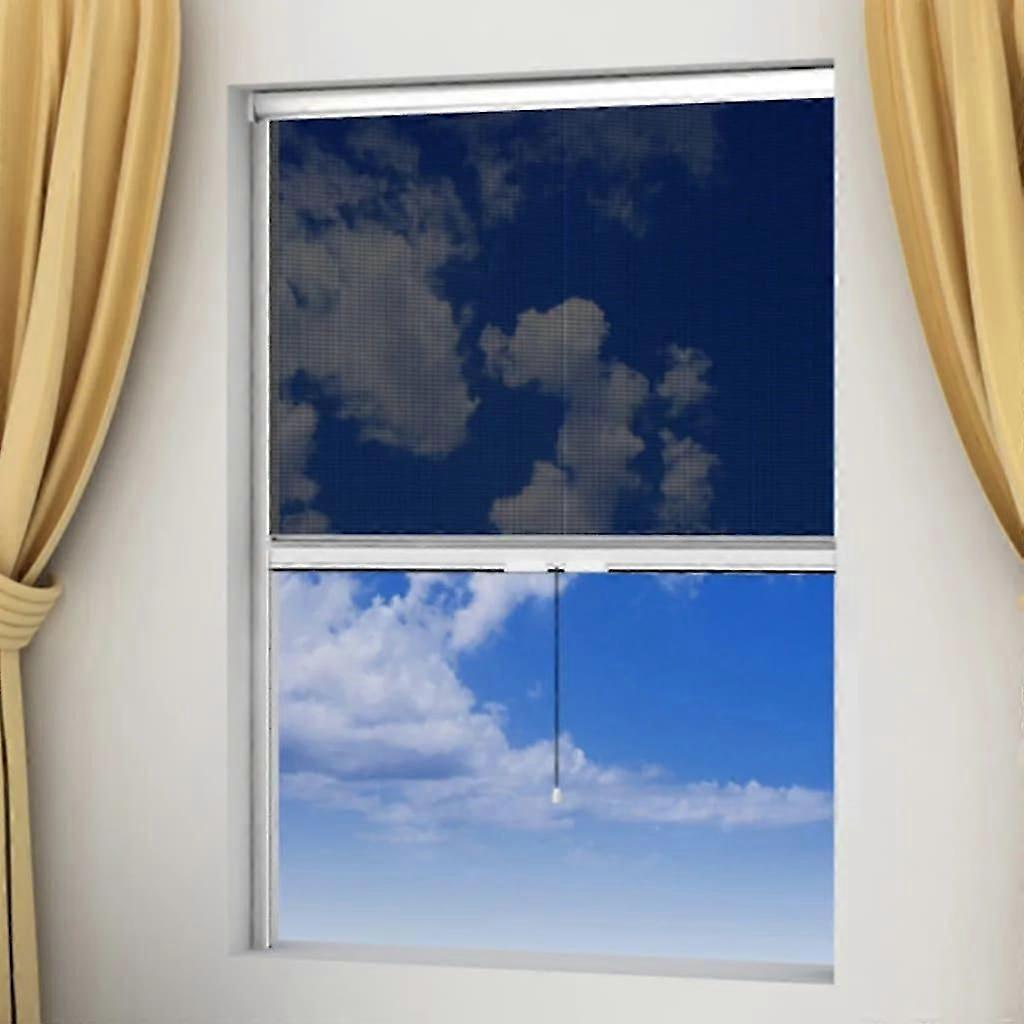 Weißer Roll Down Insektenschutz für Windows 100 x 170 cm