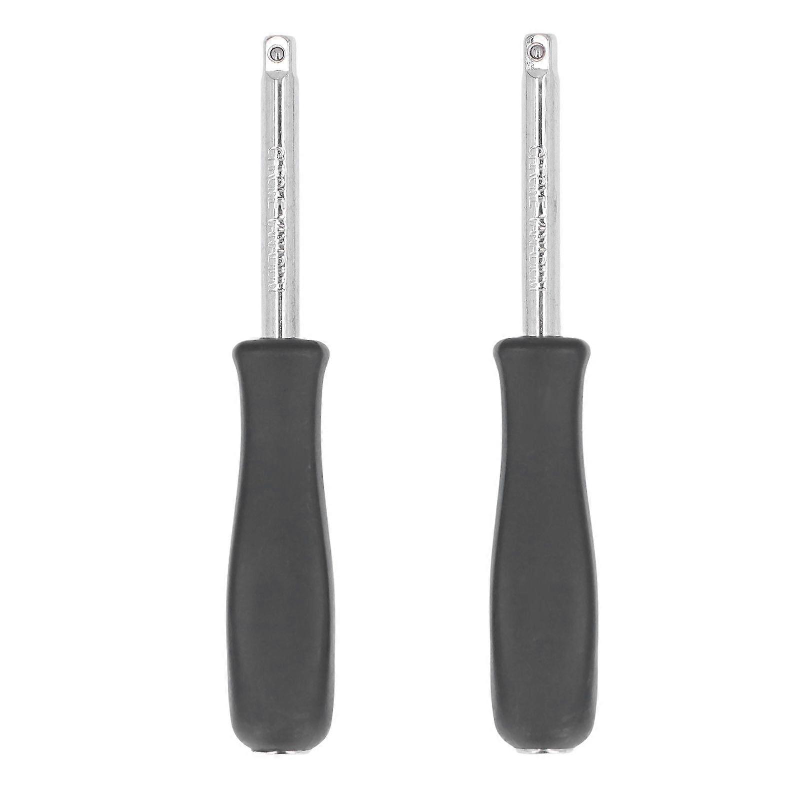 2Pcs Drive Spinner 1/4in Socket Driver Handle Tool Set Kit for Repair Maintenance