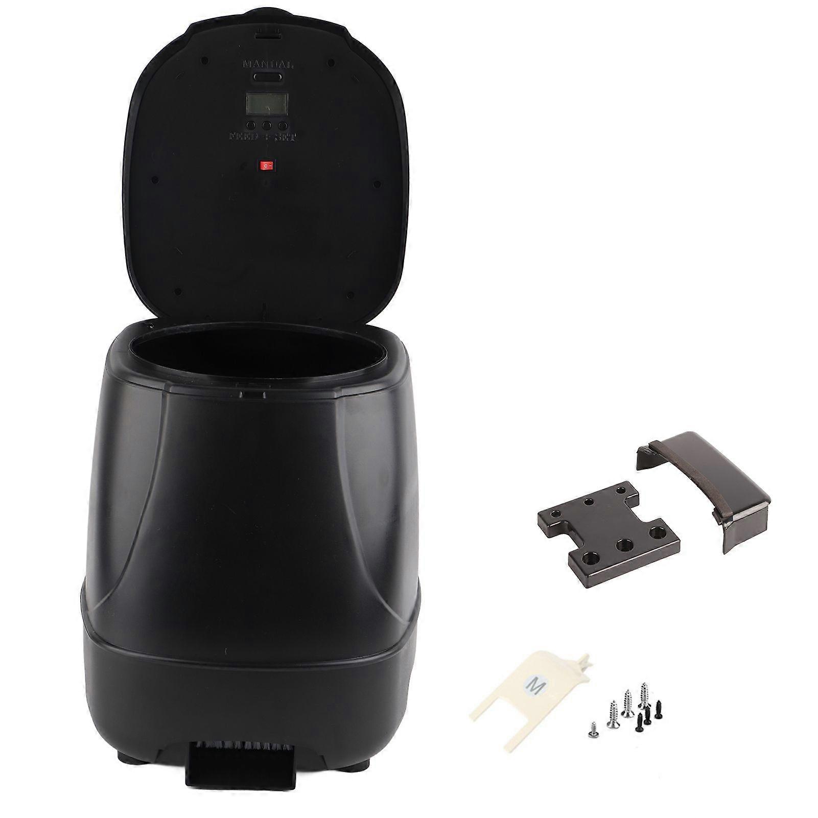 Outdoor Automatic Fish Feeder Fish Feeding Dispenser Timer for Pond Aquarium (Without Battery)