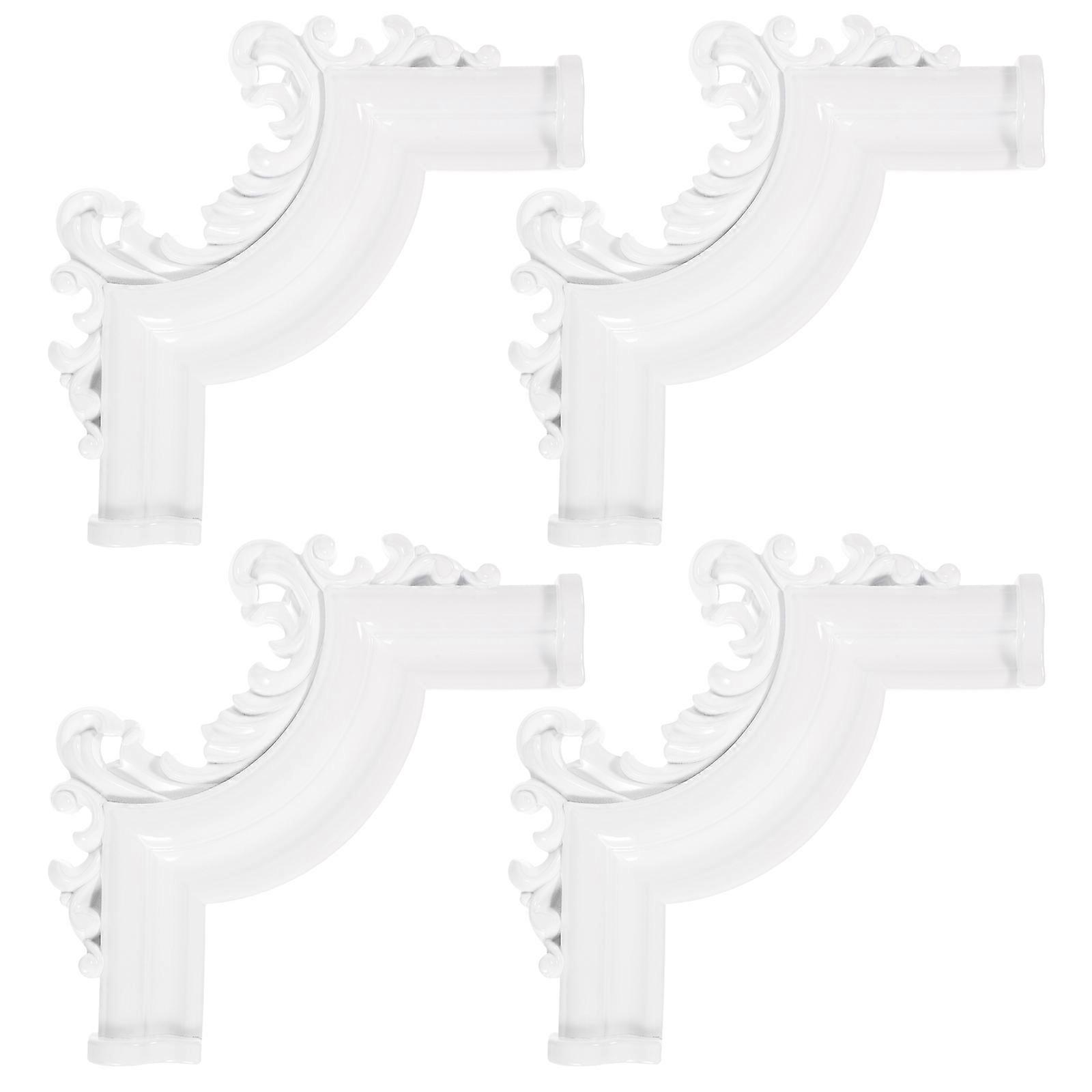 Decorative Ceiling Molding Corner Indoor PVC Ceiling Molding Corner 8Pcs