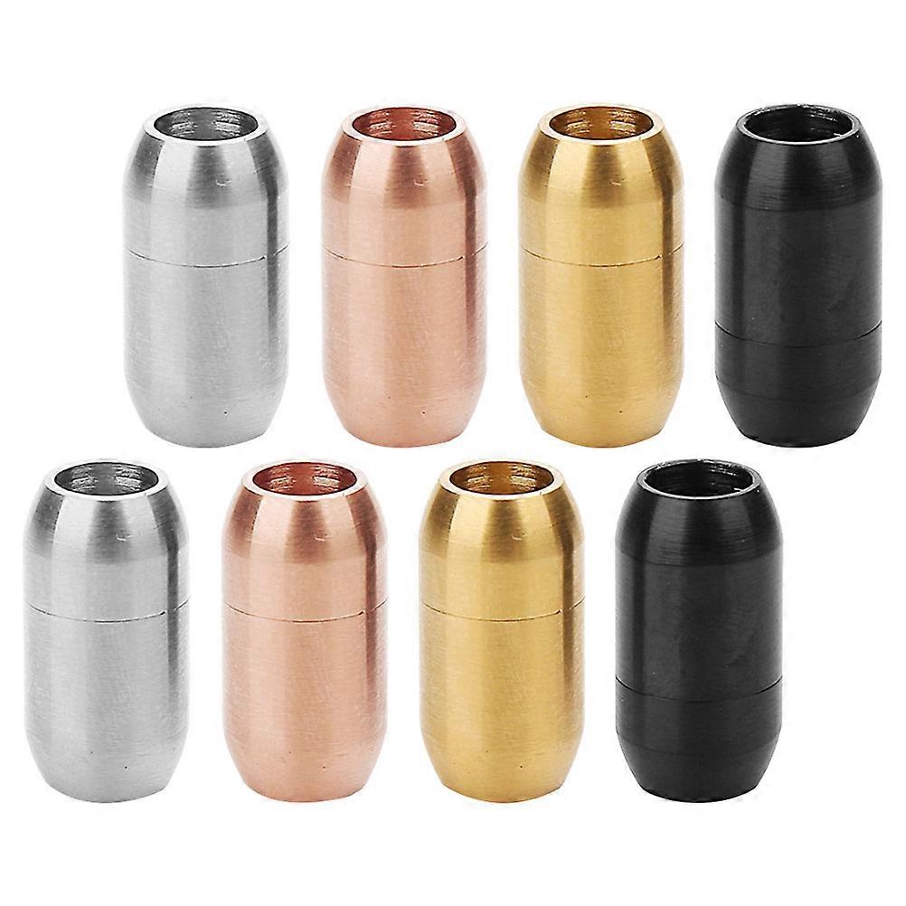 Necklace Chain Connector Clasps Stainless Steel Magnetic Clasps for Connecting 16Pcs