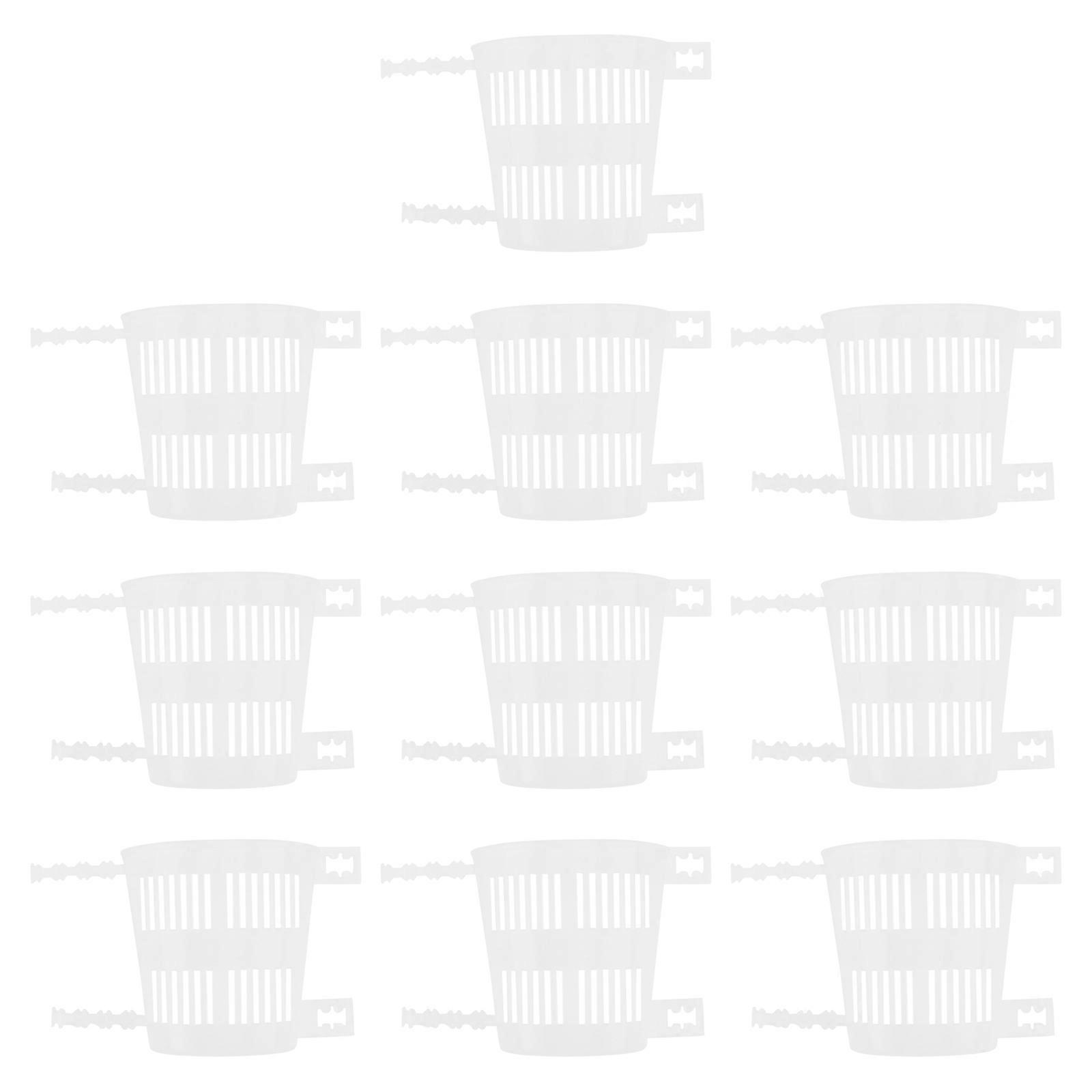Planting Root Control Plant Pots Orchid Planter Transparent 30Pcs Set