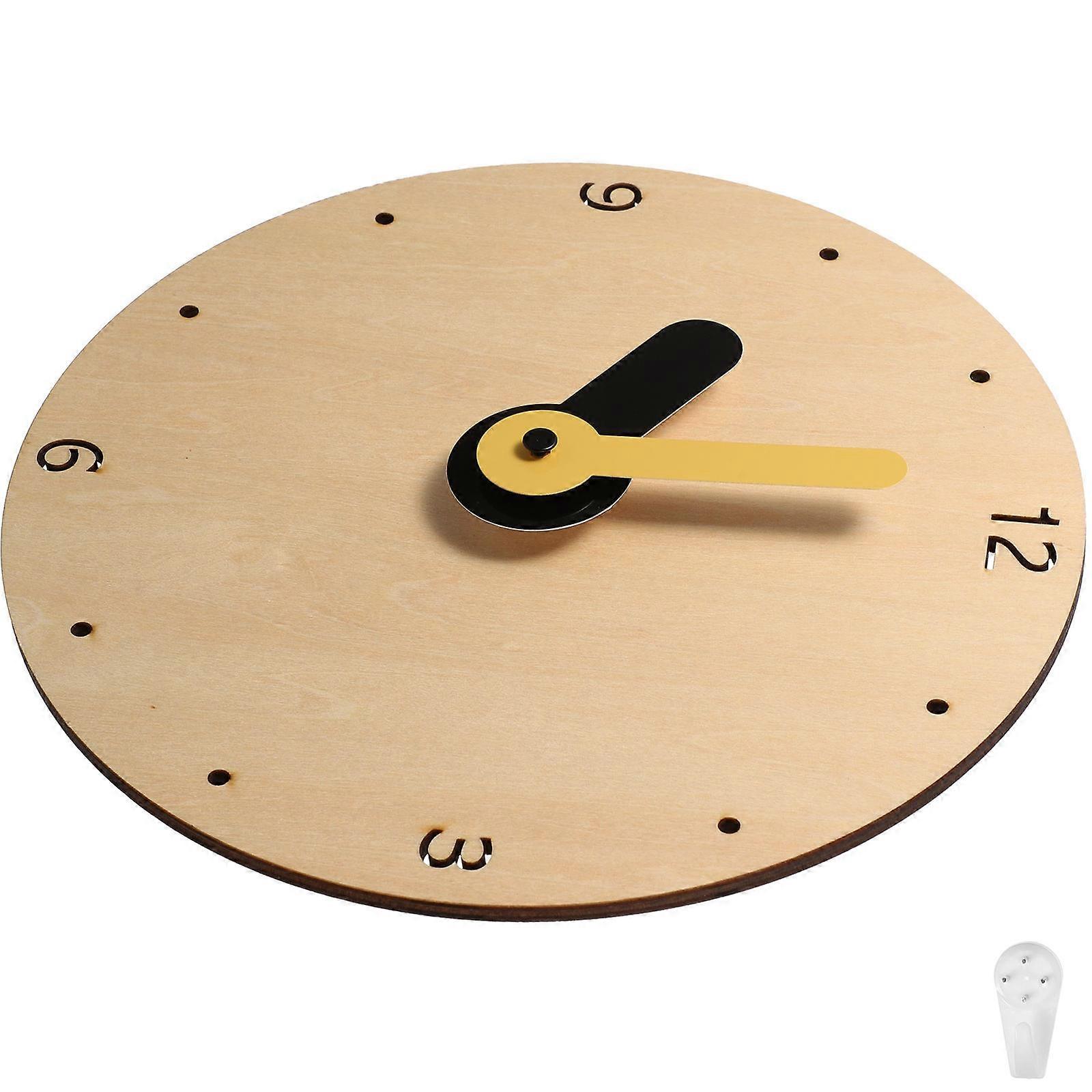 Nordic Style Wall Clock for Wall 4Pcs Household Mute Hanging Clock