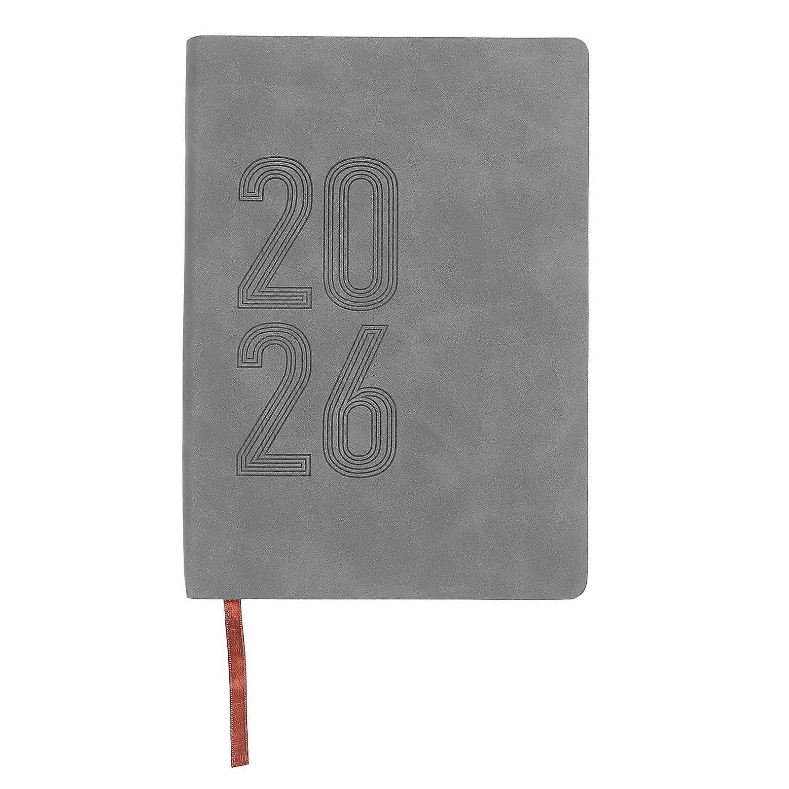 2026 Planner Daily Planner Notebook Soft Cover PU Journal 4Pcs