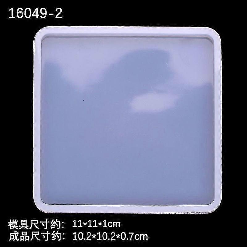 Set of 3 Square Silicone Molds for Epoxy Resin and Polymer Clay - 4.32-Inch Easy Release Design Ideal for DIY Beginners