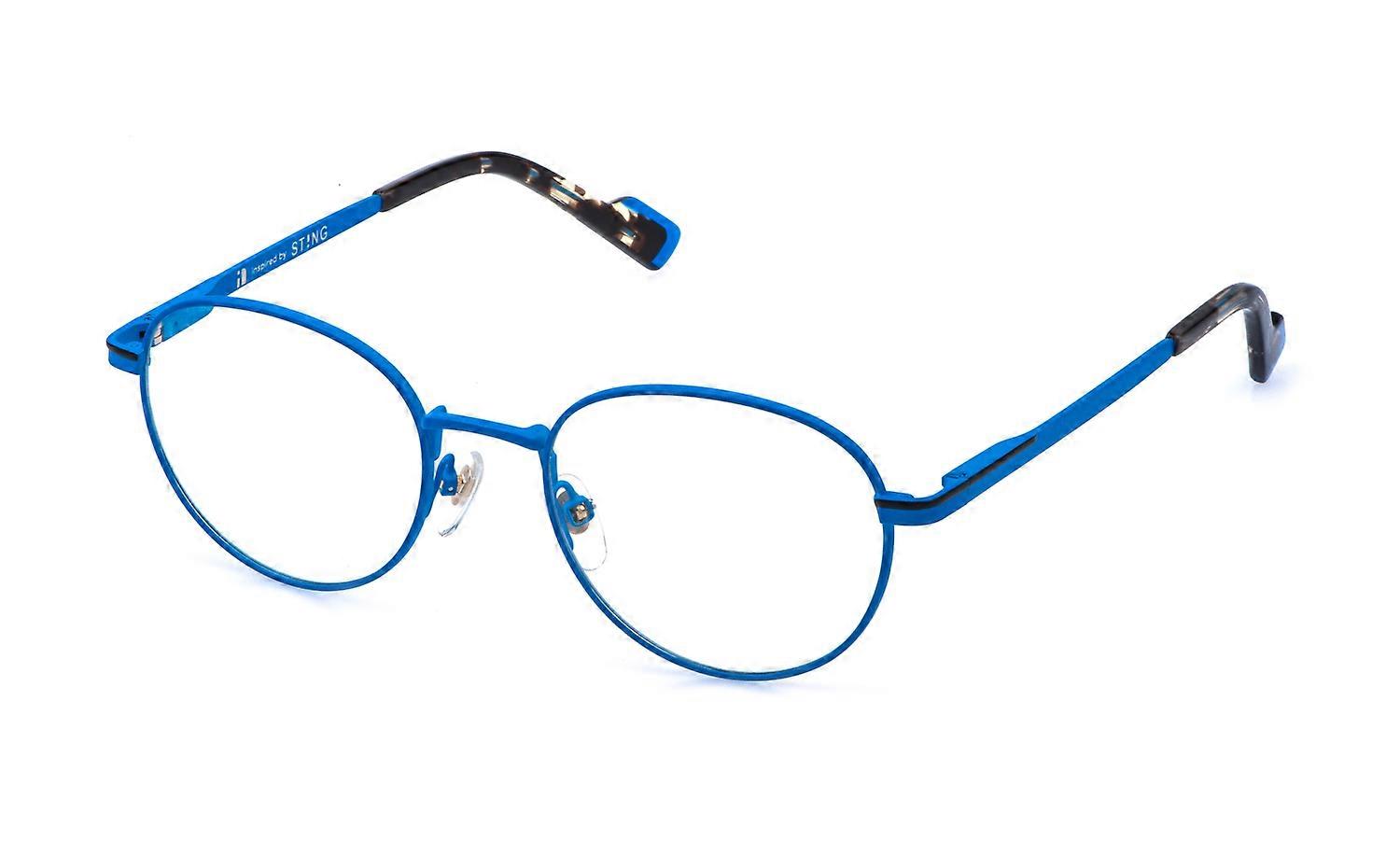 Eyewear Frames Sting VST563 08KA BLU OPACO C/PARTI COLORATE 49/20/140 UNISEX