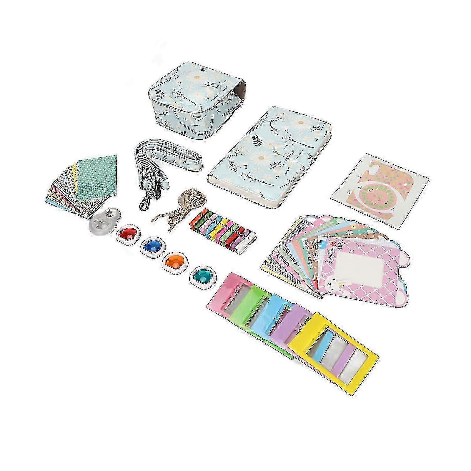 For Fujifilm Mini 11 Instant Camera Accessories Includes Camera Case Border Sticker Photo Frame and More Daisy Color 2025