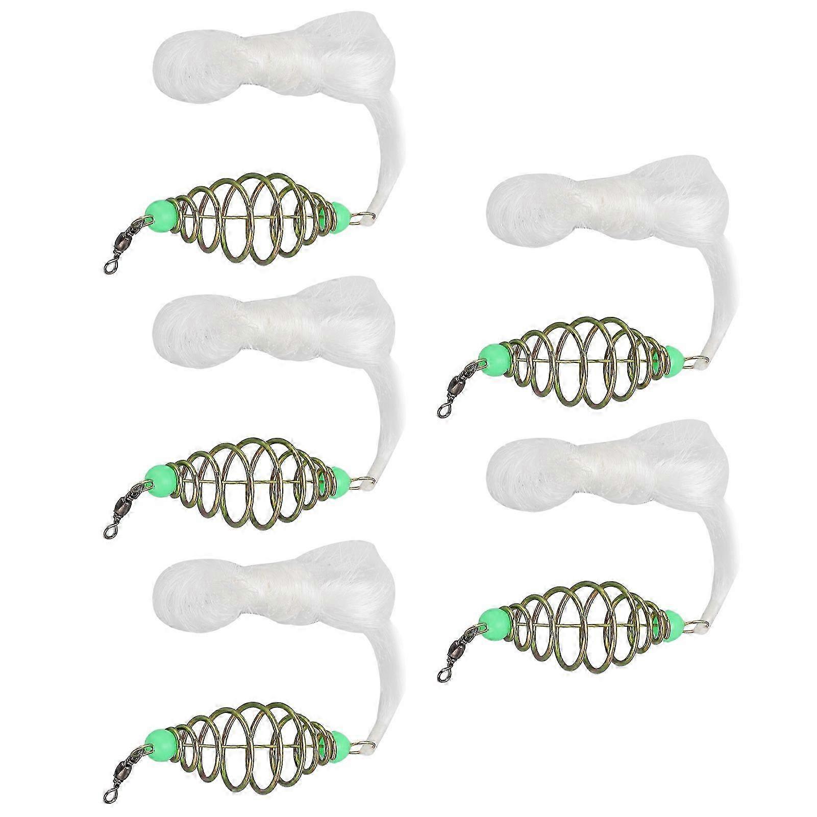 5Pcs Spring Shoal Fishing Net Mesh with Luminous Beads 2025