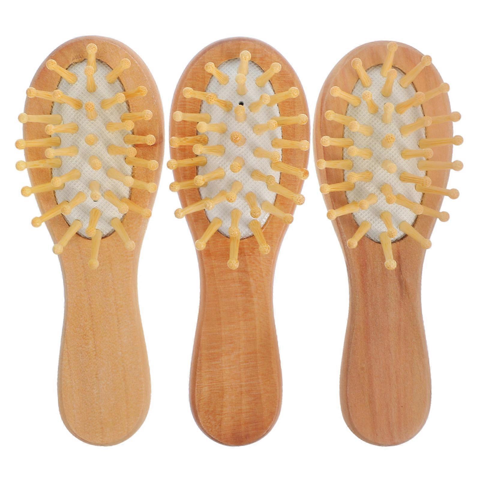 Multipurpose Wood Comb Wooden Combs for Massage 3Sets Portable Mini Airbag Combs