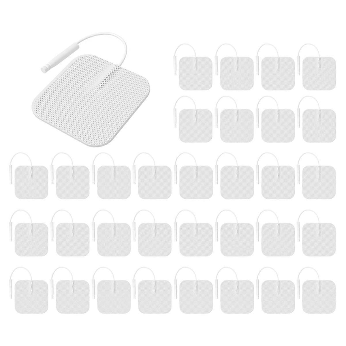 TENS Unit Replacement Pads 40PCS Value Pack, Reusable Latex-Free Electrodes Pads Compatible with TEN