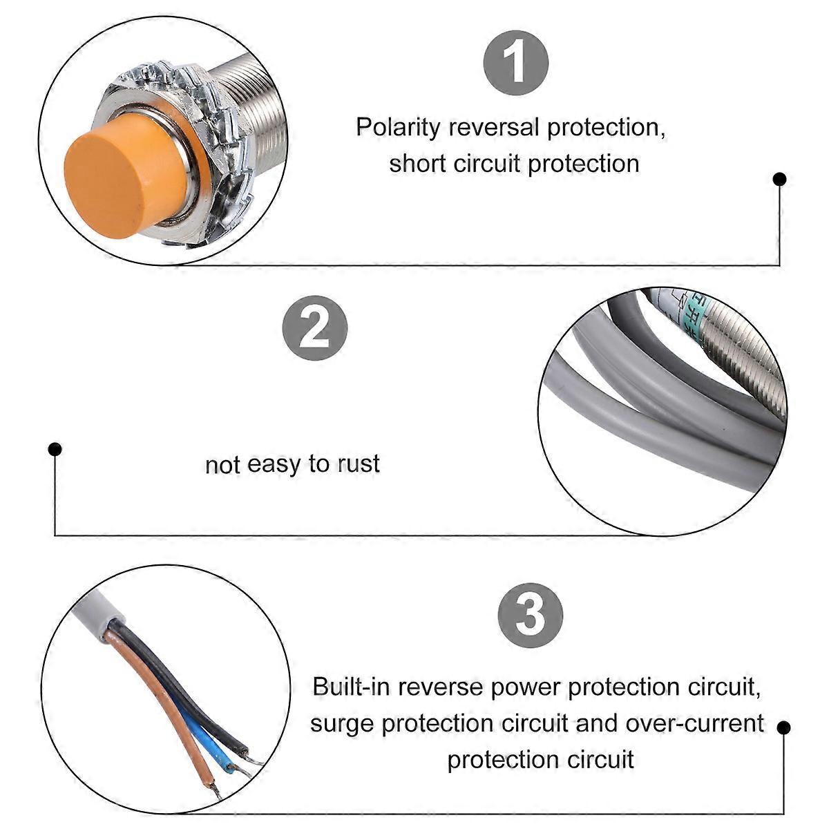 Inductive Proximity Sensor for Industry with Premium Proximity Switch Function